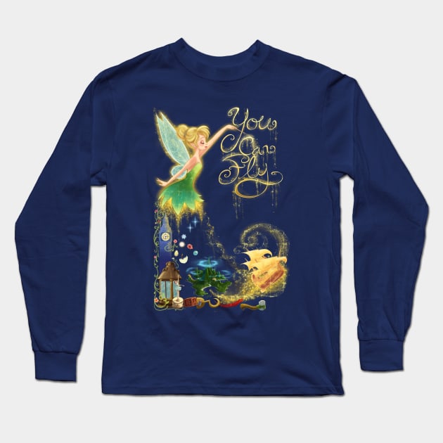 You Can Fly... Long Sleeve T-Shirt by Wingedwarrior